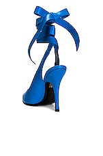 THE ATTICO Slingback Heel in Turquoise, view 3, click to view large image.