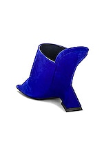 THE ATTICO Cheope 105 Mule in Cobalt Blue, view 3, click to view large image.