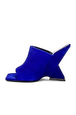 THE ATTICO Cheope 105 Mule in Cobalt Blue, view 5, click to view large image.