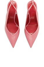 THE ATTICO Venus 105 Slingback Pump in Peach, view 2, click to view large image.