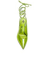 THE ATTICO Venus Sling Back Pump in Lime, view 4, click to view large image.