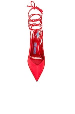 THE ATTICO Venus Slingback In Red in Red, view 4, click to view large image.