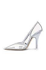 THE ATTICO Venus Chrome Pump in Dusty Baby, view 5, click to view large image.