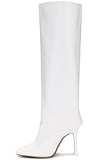 THE ATTICO Sienna Boot in White, view 5, click to view large image.