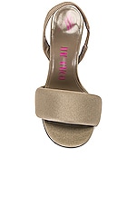 THE ATTICO Rem Sandal In Grey in Grey, view 4, click to view large image.