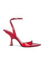 THE ATTICO GG Sandal in Vibrant Red, view 2, click to view large image.