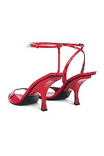 THE ATTICO GG Sandal in Vibrant Red, view 3, click to view large image.