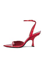THE ATTICO GG Sandal in Vibrant Red, view 5, click to view large image.