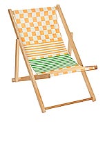 Avalanche X FWRD Beach Chair in Orange, Cream, & Green, view 1, click to view large image.