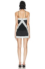 Alexander Wang Lace Mini Dress in Black, view 3, click to view large image.