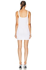 Alexander Wang Tank Mini Dress in White, view 3, click to view large image.