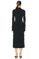 Alexander Wang Button Down Shirt Dress in Black, view 4, click to view large image.