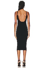 Alexander Wang Scoopback Sleeveless Dress in Black, view 3, click to view large image.