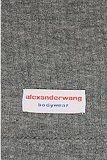 Alexander Wang Long Sleeve Crewneck Dress in Dark Heather Grey, view 6, click to view large image.
