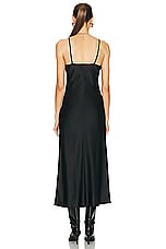 Alexander Wang Slip Gown in Black, view 3, click to view large image.