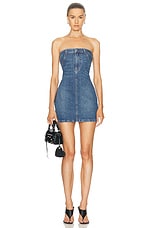 Alexander Wang Tube Dress in Deep Blue, view 1, click to view large image.