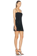 Alexander Wang Mini Slip Dress in Black, view 2, click to view large image.