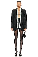 Alexander Wang Leather Short in Black, view 4, click to view large image.