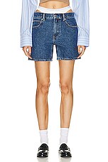 Alexander Wang Loose Short in Deep Blue, view 1, click to view large image.