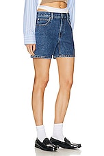 Alexander Wang Loose Short in Deep Blue, view 2, click to view large image.