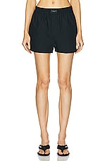 Alexander Wang Classic Boxer Short in Black, view 1, click to view large image.