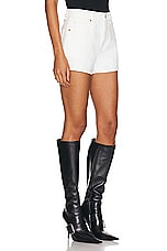 Alexander Wang Shorty High Rise Short in Vintage White, view 2, click to view large image.