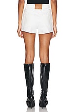 Alexander Wang Shorty High Rise Short in Vintage White, view 3, click to view large image.
