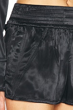 Alexander Wang Elastic Waist Mini Short in Black, view 6, click to view large image.