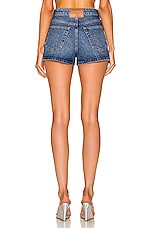 Alexander Wang High Rise Short in Vintage Medium Blue, view 3, click to view large image.