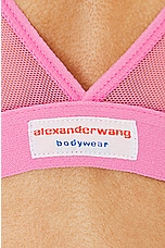 Alexander Wang Triangle Bra in Fuchsia Pink, view 5, click to view large image.