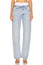 alexanderwang.t Underwear Waist High Rise Straight Leg Jeans in