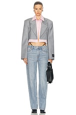 Alexander Wang Wide Leg in Vintage Faded Indigo, view 5, click to view large image.