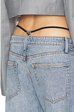 Alexander Wang Wide Leg in Vintage Faded Indigo, view 6, click to view large image.