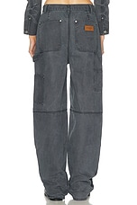 Alexander Wang Carpenter Straight Leg in Mirage Grey, view 4, click to view large image.