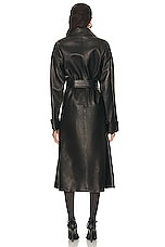 Alexander Wang Bath Robe in Black, view 3, click to view large image.