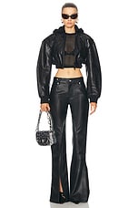 Alexander Wang Bomber Jacket in Black, view 5, click to view large image.