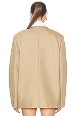 Alexander Wang Oversized Blazer in Chino, view 3, click to view large image.