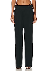 Alexander Wang Low Waisted G-string Trouser in Black, view 1, click to view large image.