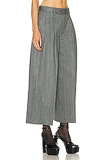 Alexander Wang Tailored Pant in Grey & Black, view 2, click to view large image.
