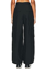Alexander Wang Cargo Rave Pant in Black, view 3, click to view large image.