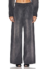 Alexander Wang Five Pocket Pant in Washed Black Pearl, view 1, click to view large image.