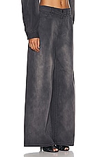 Alexander Wang Five Pocket Pant in Washed Black Pearl, view 2, click to view large image.