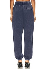 Alexander Wang Sweatpant in Acid Black Ice, view 4, click to view large image.