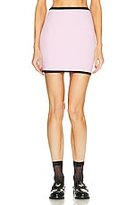 Alexander Wang Mini Skirt in Light Pink, view 1, click to view large image.