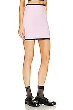 Alexander Wang Mini Skirt in Light Pink, view 2, click to view large image.