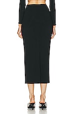 Alexander Wang High Waisted Skirt in Black, view 3, click to view large image.