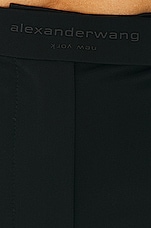 Alexander Wang High Waisted Skirt in Black, view 5, click to view large image.