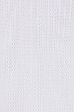 Alexander Wang Ribbed Mini Skirt in White, view 5, click to view large image.