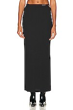 Alexander Wang Floor Length Skirt in Black, view 1, click to view large image.