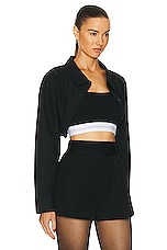 Alexander Wang Bolero And Tank Top in Black, view 2, click to view large image.